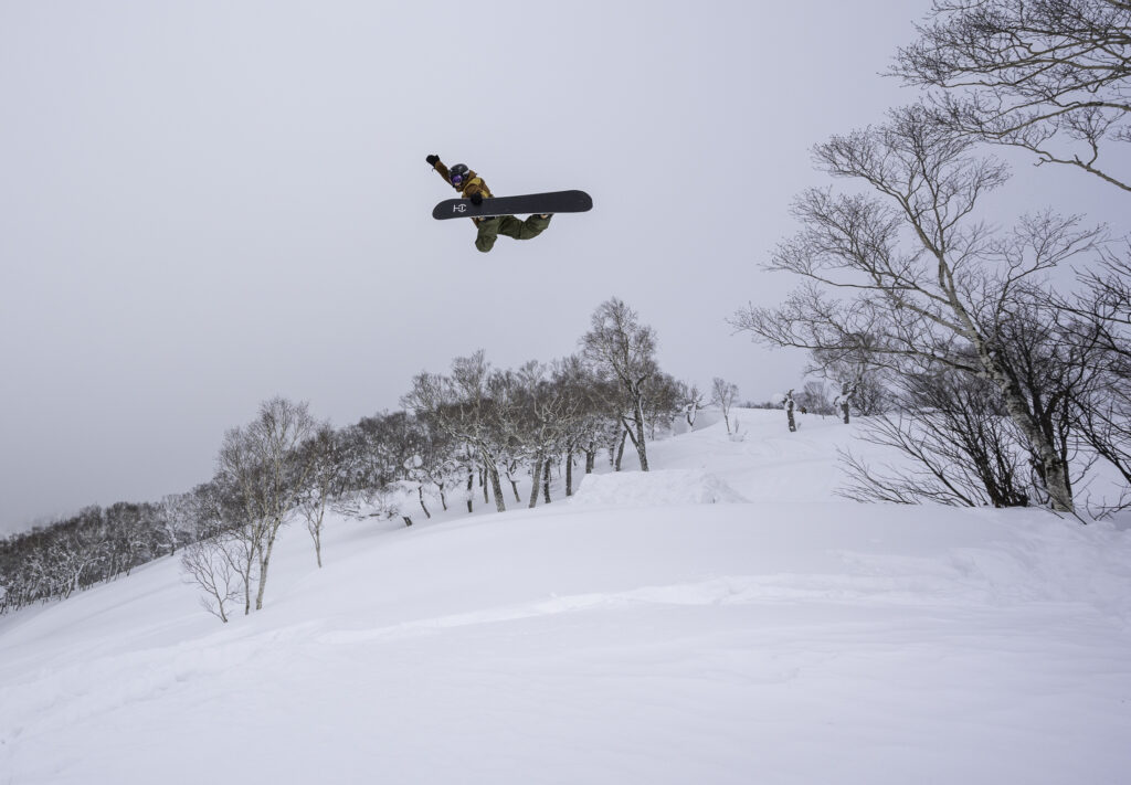 winter niseko on snow action photography
